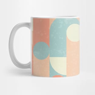 Abstract Modern Geometric Pastel Mug